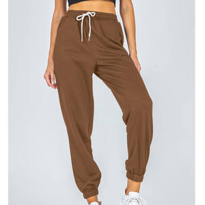 À la mode femmes survêtement pantalon vente chaude pantalon de survêtement pas cher prix uni blanc solide femmes pantalon 2026 - Product Image 3