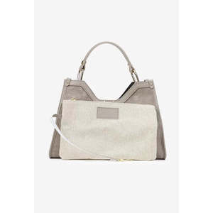 Structured Handbag in Genuine Suede Leather - Made in <b>Italy</b> - Art. 25394 - Product Image 5