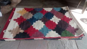 พรมปูพื้นสานแบบเรียบจากนักออกแบบลายเรขาคณิตสำหรับตกแต่งบ้านโรงแรมห้องห้องครัว - Product Image 3