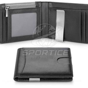 Cartera Plegable de Cuero Genuino con Amplios Compartimentos para Tarjetas, Diseño Portátil, Almacenamiento para Efectivo y Construcción Clásica para Uso Diario - Product Image 5