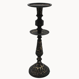 Candelabro de aluminio de alta calidad Violeta Lujo Navidad Boda Decoración Portavelas Volumen Artesanías - Product Image 6