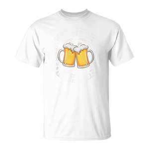 Estoy solo por la cerveza, camiseta de cumpleaños para fiesta con alcohol - Product Image 1