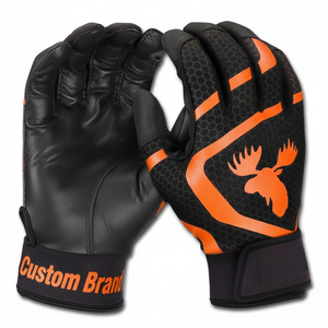 Guantes de Bateo de Softbol y Béisbol Personalizados al Por Mayor, de Cuero Reforzado, Ligeros y de Alto Rendimiento - Product Image 3