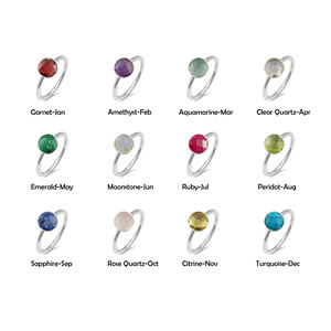 Anillo de Peridoto Natural Redondo con Engaste de Bisel Chapado en Oro, Piedra de Nacimiento de Agosto, Joyería Delicada Hecha a Mano para Mujer - Product Image 5