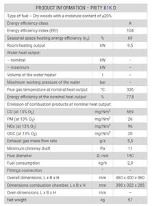 เตาผิงเผาไม้แบบตั้งเดี่ยวสำหรับวิลล่าในโรงแรมใช้พลังงานอย่างมีประสิทธิภาพในร่ม2.9การสิ้นเปลืองน้ำมันเชื้อเพลิงในกิโลกรัม/ชั่วโมง - Product Image 2