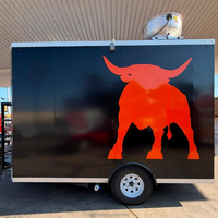 Chariot de restauration mobile 9,8 pieds avec cuisine complète pour BBQ, pizza, café, glaces et hot-dogs
