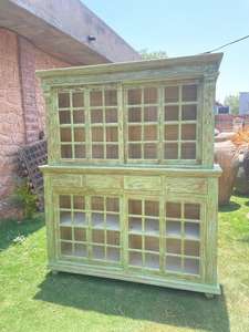 Meubles indiens 2 parties Almirah luxe classique Almirah bois massif nouveau Design pour salon ferme pour chambre Almirah - Product Image 4