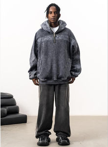 Nuevo Diseño 2026: Balaclava Ninja de Invierno con Efecto Desgastado, Bordado y Forro Polar 100% Acabado Ácido, Talla Grande - Product Image 5