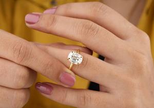 Wholesale Elongated <b>Cushion</b> Cut Lab Grown <b>Filled</b> Engagement Rings Custom 1CT-5CT E Color Loose Diamonds Best Price - Product Image 5