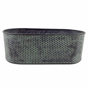 Maceta ovalada única superior en Metal Color de lavado blanco Uso medio Decoración de jardín Macetas elegantes hechas a mano personalizadas al por mayor - Product Image 4