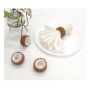 Nautral <b>Napkin</b> Holders <b>Napkin</b> Ring <b>Napkin</b> Rings Bulk for Wedding <b>Party</b> Decoration Dinning Table Family Gatherings - Product Image 1