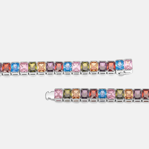 Bracelet minimaliste en or style hip-hop avec micro-pavé de diamants – Cadeau - Product Image 2