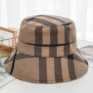 Fisherman causal beach wear trendy High quality fashion unisex plaid <b>folding</b> custom logo holiday wholesale designer Bucket Hats - Product Image 6