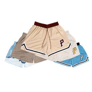 Shorts de Fitness en tissu de maille de haute qualité 100% Polyester Gym Wear Workout Shorts en maille personnalisés pour hommes - Product Image 2