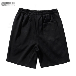 กางเกงขาสั้นผ้าฝ้ายสแปนเด็กซ์สำหรับออกกำลังกายกางเกงเข้ายิมแบบลำลองสำหรับผู้ชายเอวยางยืดเป็นมิตรกับสิ่งแวดล้อม - Product Image 2