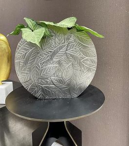 Modern Retro Style Metal Flower Vases Wabi-Sabi Decorative Iron Vases Stainless Steel Home Decor <b>Tabletop</b> Accessories for Living - Product Image 1