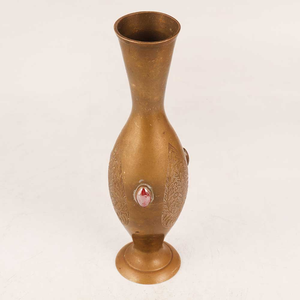 Elegante jarrón de metal para mesa, jarrón de escritorio pequeño, calidad Premium, fantástico, embalaje personalizado, superventas - Product Image 1