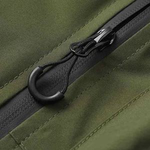 Chaqueta Cortavientos de Invierno para Hombre, Venta al por Mayor de Fábrica, Estilo Formal con Parches, Cuello Alto, Talla Grande, Larga - Product Image 4