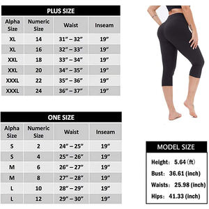Custom Printed <b>Tummy</b> <b>Control</b> Capri for Women <b>High</b> <b>Waist</b> Workout <b>Leggings</b> <b>With</b> Smooth As Butter Custom Women Tights Pants - Product Image 5