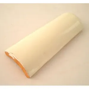 ONE Mexican Trim Molding Bullnose Tiles # S004 Blanquecino Obtenga muchos según sea necesario - Product Image 1