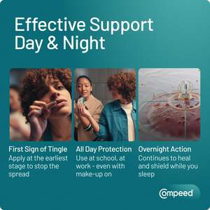 แผ่นแปะรักษาแผลเป็นจาก Compeed Discreet Healing Patch 15 ชิ้น สำหรับแผลเป็นจากหวัด ฝ้า กระ - Product Image 2