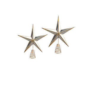 Suministro directo de Metal pulido en forma de estrella árbol de Navidad adornos navideños para uso doméstico decoración de árbol elegante - Product Image 5