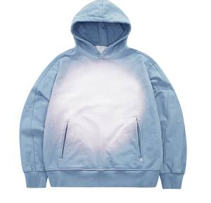 Highest Quality 500GSM 100% Cotton Pullover Hoodie for Men & <b>Women</b> Oversize Unisex Winter Hooded Coat Front Logo Solid <b>Pattern</b> - Product Image 2