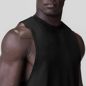 Débardeurs pour hommes, coupe ajustée, légers, coupe standard, débardeurs à séchage rapide, technologie anti-transpiration, col rond, stringer, utilisation en salle de sport, tendance - Product Image 3