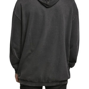 Vente en gros 2025 de sweats à capuche délavés à l'acide de qualité supérieure logo personnalisé respirant tricoté unisexe sweats à capuche pour hommes bases coton mélangé - Product Image 5