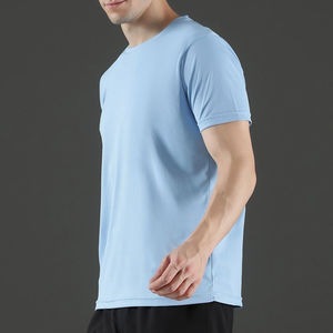 Camisetas de Algodón Estampadas Personalizadas para Hombre, Camisetas de Verano de Manga Corta, Ajustadas, Ecológicas, Transpirables, con Logotipo Personalizado - Product Image 4