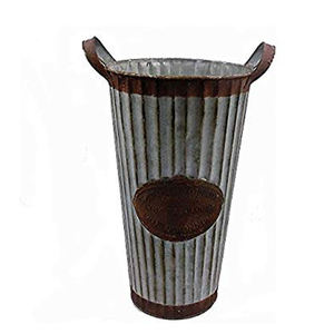 Poubelle de bureau en métal galvanisé - Product Image 6