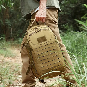 Sac à dos de pêche extérieur étanche avec cadre externe respirant Sacs à bandoulière confortables pour la randonnée Sacs de jour - Product Image 2