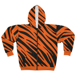 OEM personalizado sudaderas con capucha de alta calidad al por mayor 100% algodón Puff impresión Zip up hombres diseño más tamaño sudaderas con capucha de los hombres - Product Image 4