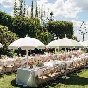 Винтажный большой парк отеля на открытом воздухе UV50 + Зонт-пагода прочный садовый пляжный зонт для ресторанных мероприятий на заднем дворе - Product Image 1