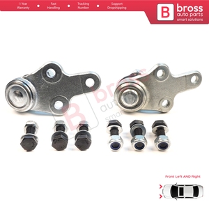 BSP1278-1 ชุดลูกหมากเพลาหน้า 2 ชิ้น ซ้ายและขวา สำหรับ Focus MK2 C-Max DM2 S40 MK2 V50 C70 542 C30 533 1470387 - Product Image 5