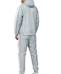 SUMROOS Nouveau design de survêtement pour homme, coupe-vent, ensembles de survêtement sur mesure, fermeture éclair, ensembles de coupe-vent pour homme avec capuche en nylon - Product Image 4