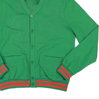 Pull cardigan décontracté vintage pour femmes de haute performance avec logo brodé sur le devant