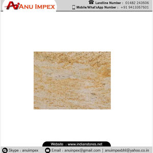 Losas de granito de oro marfil populares para hogares modernos Acabado pulido y pulido resistente y elegante - Product Image 2