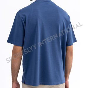 เสื้อยืดผ้าฝ้าย100% สำหรับผู้ชายเสื้อยืดธรรมดาคอกลมมาตรฐานพิมพ์โลโก้ได้ตามต้องการ - Product Image 2