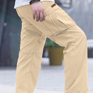 กางเกงวอร์มไซส์ใหญ่สำหรับผู้ชายกางเกงวอร์มแนวสตรีทแวร์ - Product Image 4