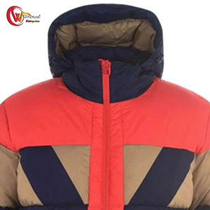 Veste d'hiver matelassée pour homme, personnalisée, imprimée sur le devant, grande taille, à capuche, en nylon/polyester, écologique, service OEM, prix bas, haute qualité - Product Image 3