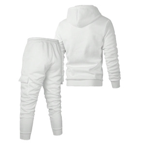 Conjuntos de Sudadera con Capucha de Forro Polar Sólido Personalizados para Hombre, Venta al por Mayor OEM, Etiqueta Privada ODM, Ropa Casual para Marcas de Moda Moderna B2B - Product Image 2