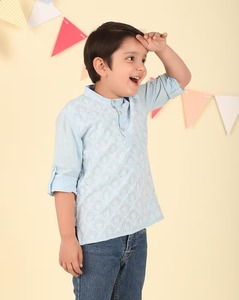 Ensemble de vêtements Fusion élégants pour garçons, style long pour mariages et événements familiaux pour fêtes - Product Image 5