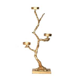 <b>Gold</b> Finished Handmade Meta <b>Candle</b> <b>Holder</b> Customize Design Luxury Home Decorative Metal <b>Candle</b> <b>Holder</b> - Product Image 3