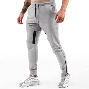 Men 100% Cotton Jogger Sweat <b>Pant</b> With OEM Service Customized Logo Design High Quality Solid Color Pocket Breathable Trousers - Product Image 4