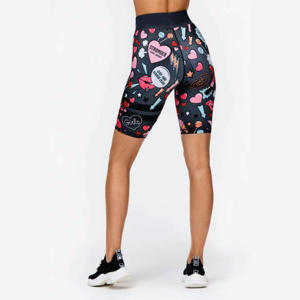 Tissu super lisse avec short de vélo en fer forgé 85% polyester 15% élasthanne extensible dans les 4 sens - Product Image 4