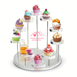 Soporte de pastel de metal decorativo para el hogar con tarifa al por mayor barata Soporte de pastel de metal decorativo para el hogar de lujo superventas - Product Image 4