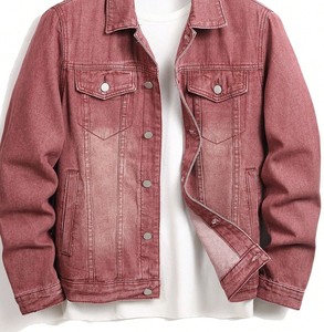 Chaquetas vaqueras de invierno Vintage para hombre con botones delanteros 100% algodón tendencia ecológica 2025 estilos - Product Image 5