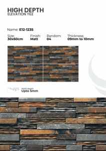 กระเบื้องพอร์ซเลนสำหรับผนังภายนอก ขนาด 300x600 มม. รุ่น Exterior Series - Product Image 6