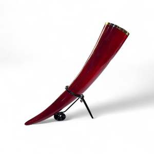 ที่วางแก้วแบบชนบทห้าดาวที่แกะสลักสีแดงธรรมชาติเป็นมิตรกับสิ่งแวดล้อมขาตั้งโลหะขัดเงามีหลายสไตล์ - Product Image 2